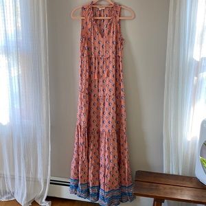 Beachlunchlounge boho tiered maxi dress